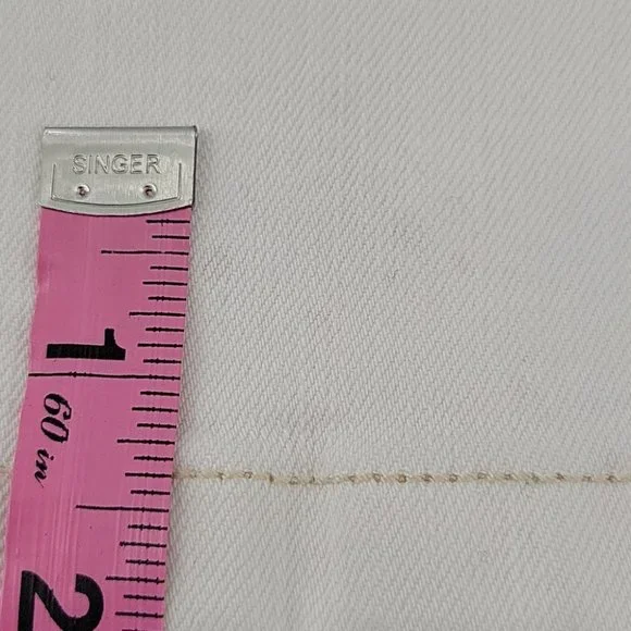 Pilcro and the Letterpress White Ankle Jeans Size 26 - Picture 14 of 16